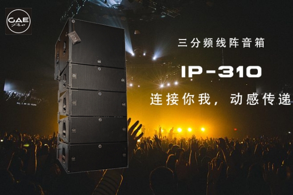 成色抖音音响【IP-310】10寸三分频线阵音箱，酒吧音响项目的首选